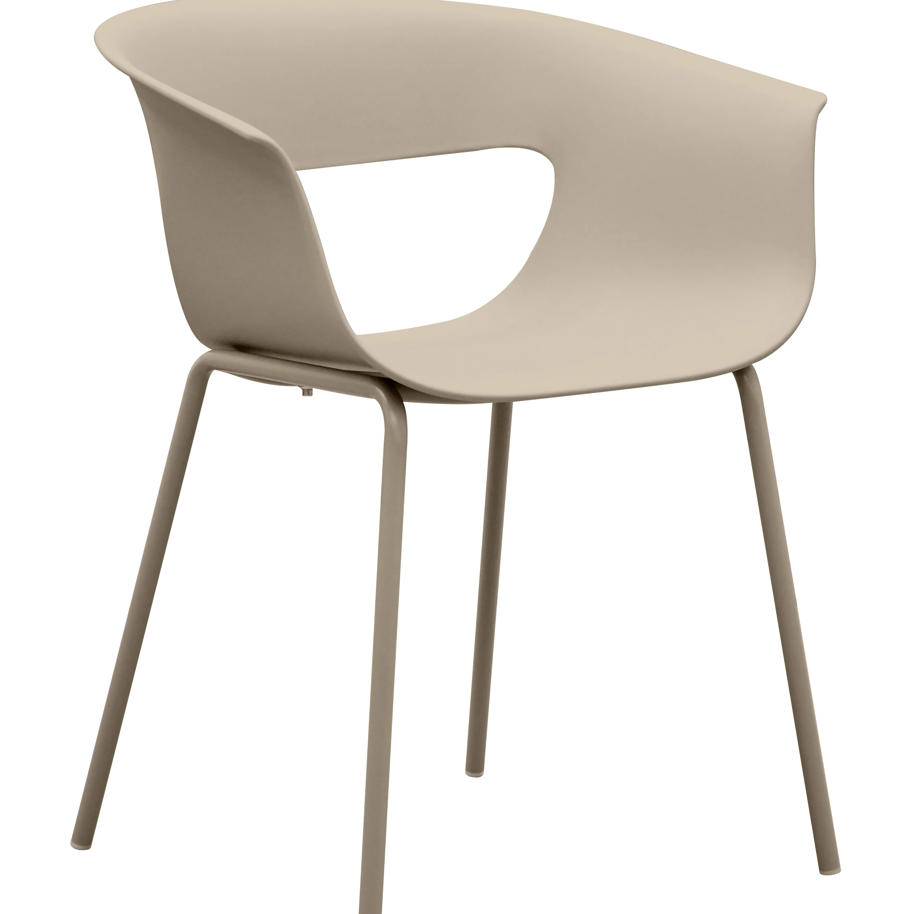Modern Design  China Factory Plastic Mesh Chair Dining Room PP Seat Plastic Dining chairs