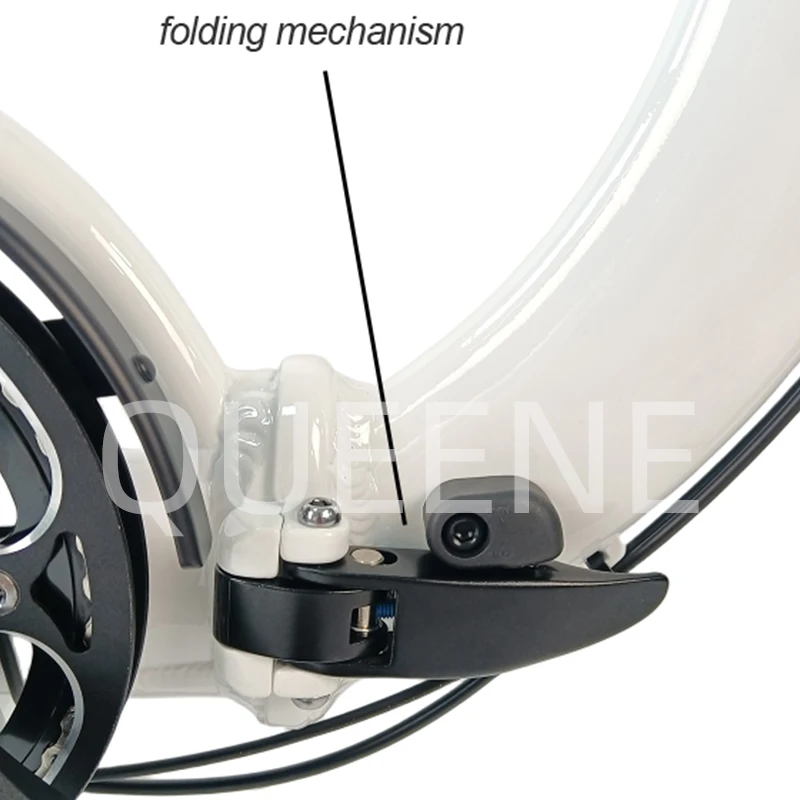 New Style Long Range Front Drive 48V 500W Battery Powered Electric Pedal Tricycle Electric 20inch Cargo Bike