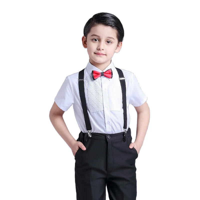 fashion kids wedding suits formal Blue made to measure suits for boys