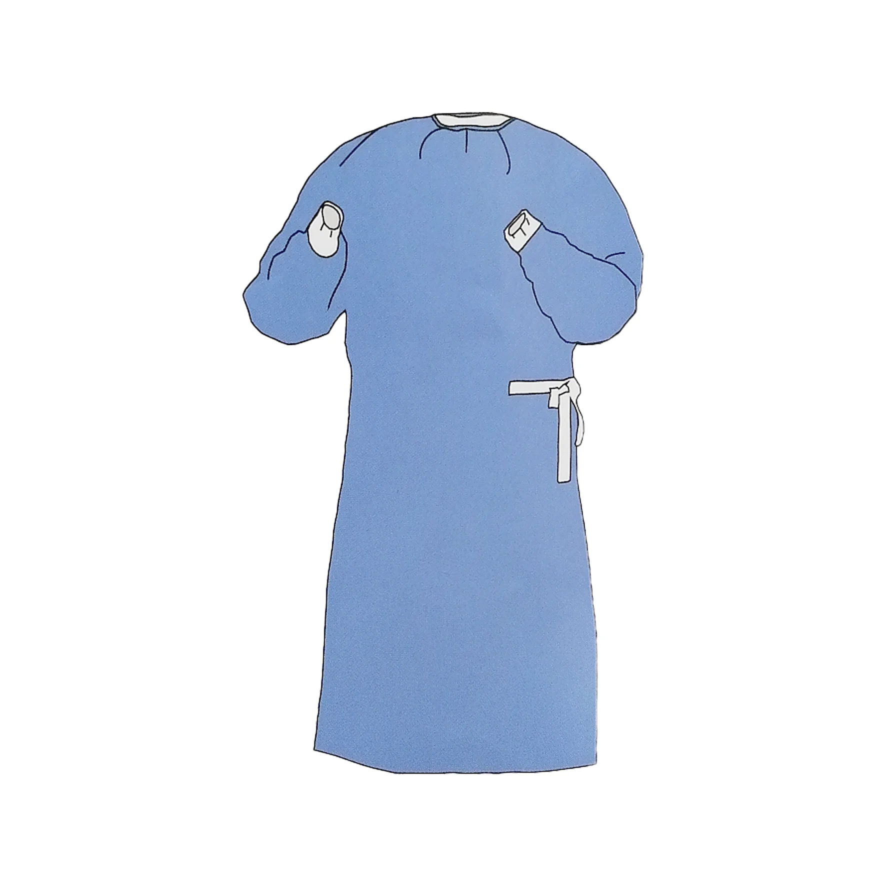 HOT! SMS Surgical gown / Disposable Sterile surgical gowns and drapes with level 3