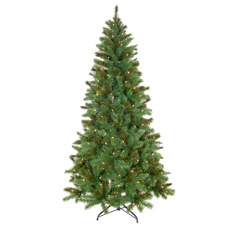 2021 christmas pop up tree pe 6.5ft xmas tree led indoor pvc ornament sale biodegradable pe pvc christmas tree