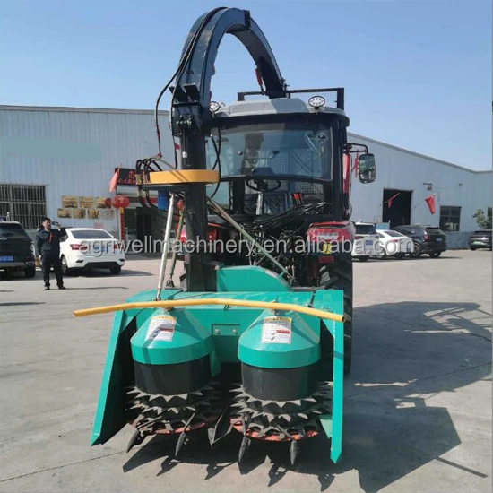Mini Wheat Tractor Harvester Machines for Corn Silage Corn Picker Combine Maize Harvester for Farming