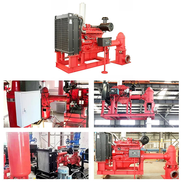 New diesel engine vertical long shaft deep well centrifugal water pump high water pressure fire pump