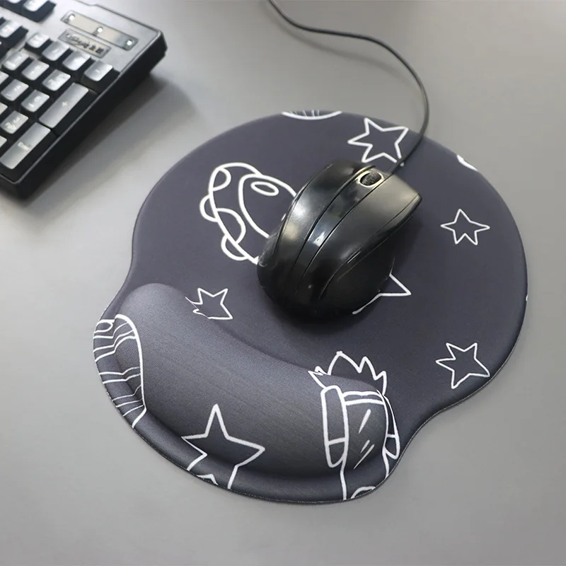 Personalized Custom Logo Waterproof PU Leather Mouse Pad Computer Desktop PU Wrist Mouse Pad For Laptop Office Gaming