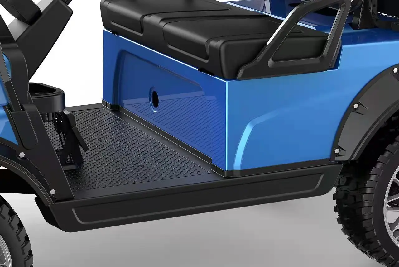 2+2 seaters AHLT China Design Electric Remote Golf Trolley Golf Cart Of LiFePo lithium battery