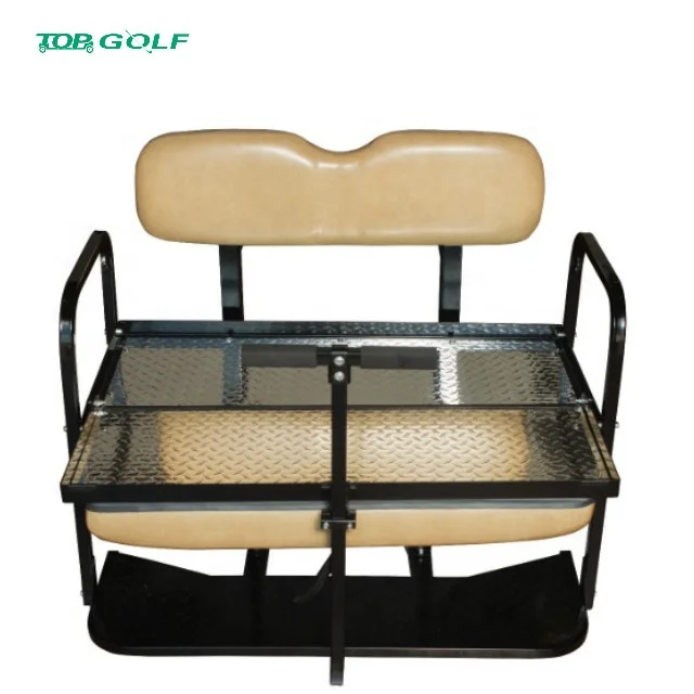 Club Car Ds Golf Cart Rear Flip Seat Kit Buff Seat Cushions