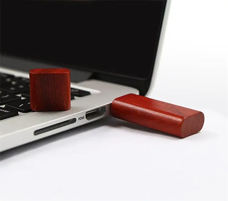 Top Quality Wooden Rectangle 8Gb 16Gb 32Gb 64Gb Usb 3.0 Flash Memory Stick Wooden Usb Flash Drive Pen Drive