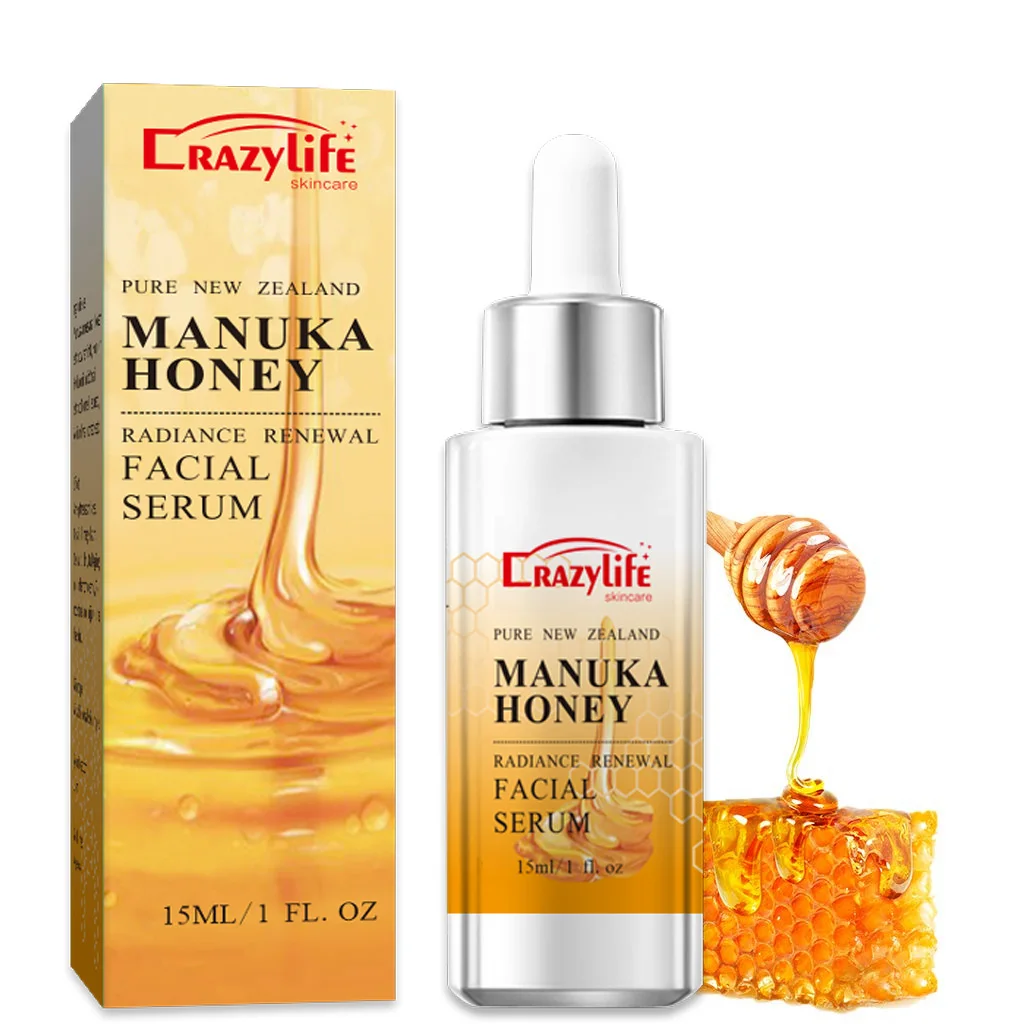 OEM Pure Honey Hyaluronic Acid  Whitening Moisturizer Vitamin C Face Serum Anti Wrinkle Face Serum  Skin Care  Private label
