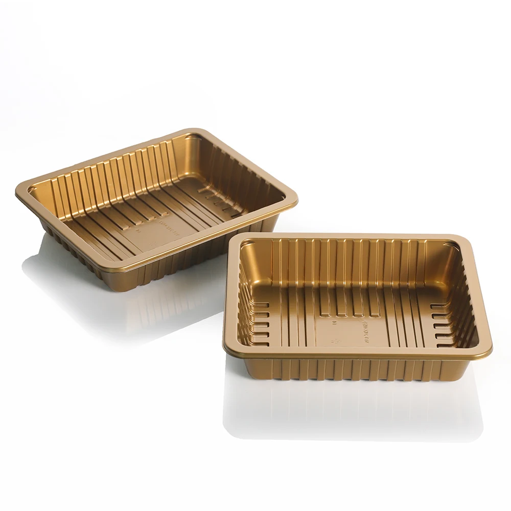 Disposable Food Tray PP Plastic  Packaging Fruit Vegetable Fish Meat Frozen Food Tray