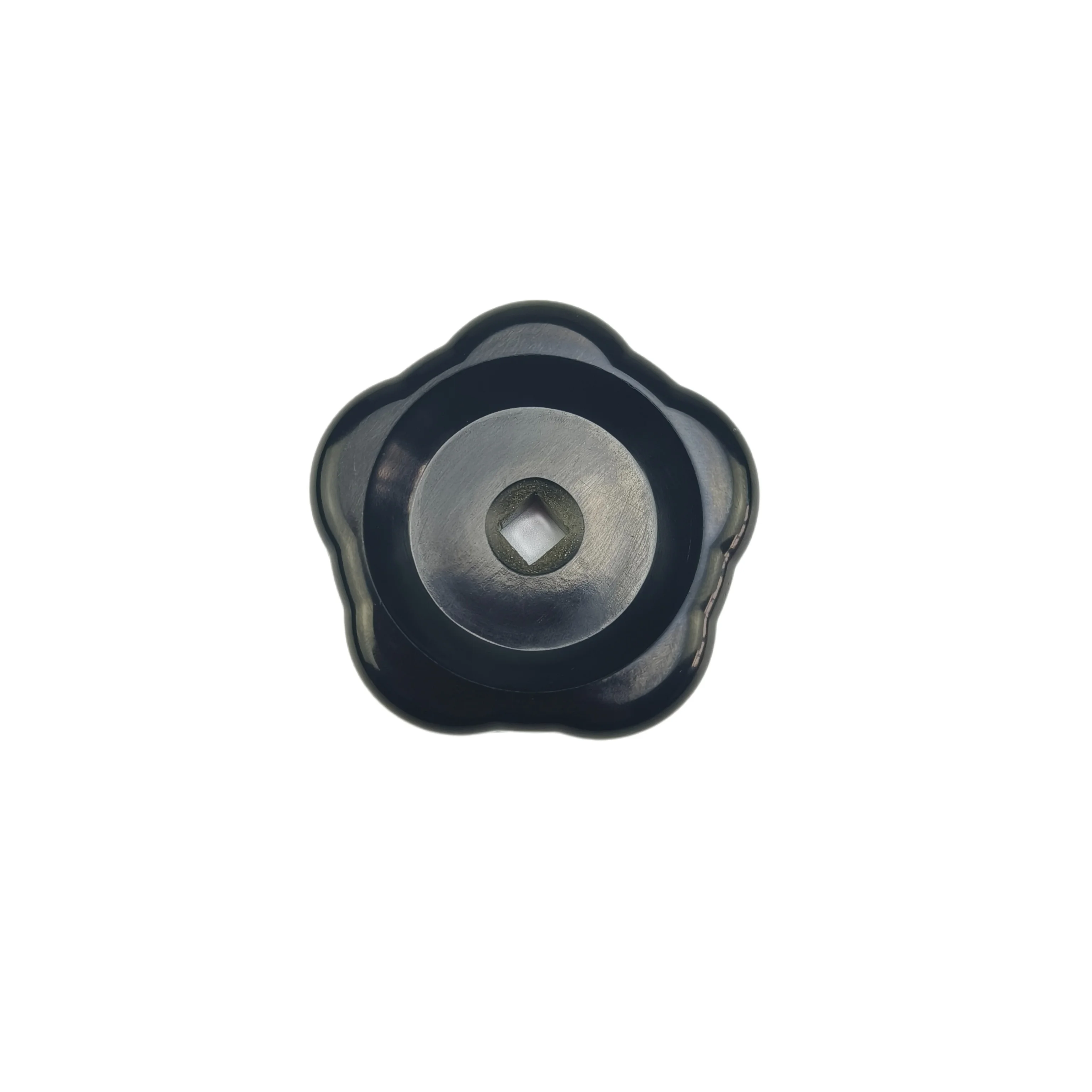 Best-selling black bakelite plastic knob square hole butterfly plastic handle
