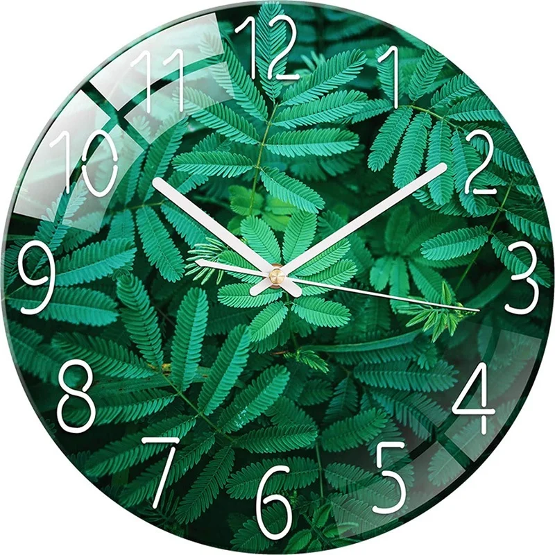 2024 New Modern Nordic Minimalist Mdf Wood wholesale Wall Clock Custom Round Silent Simple Clock Decoration
