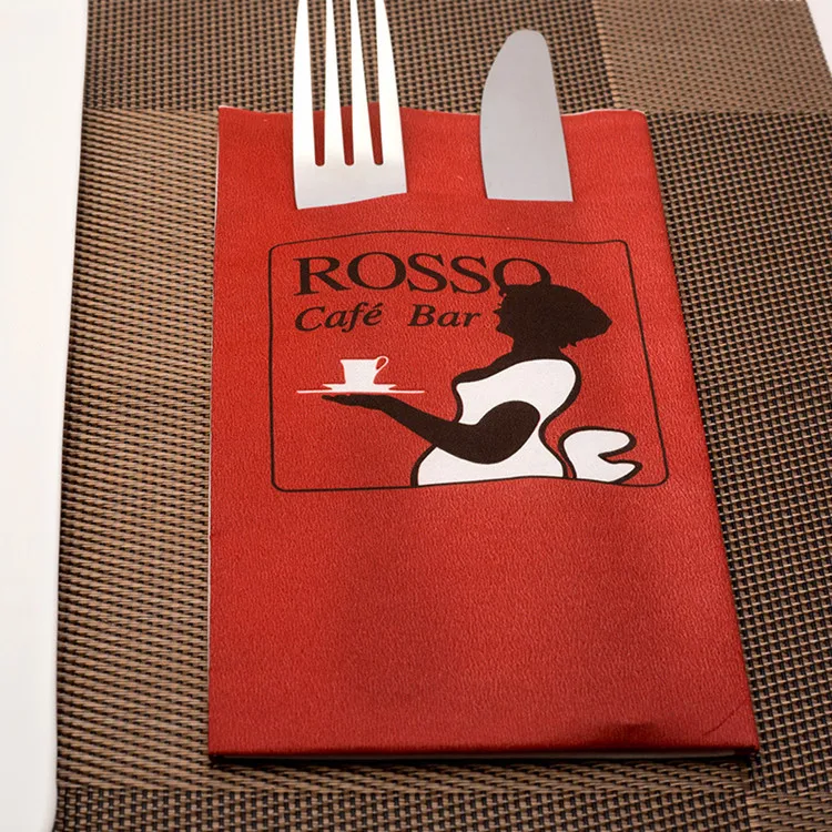 Airlaid Paper Napkins/cutlery Napkin Prefold/ napkin with pocket
