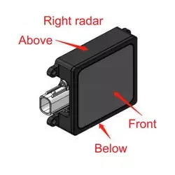 79GHz BSD Truck Microwave Radar Motion Sensor Universal Car Blind Spot Mirror BSM Radar Detection