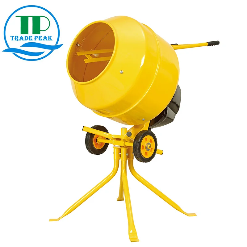 Mobile concrete mixer 135L cement mixer CE