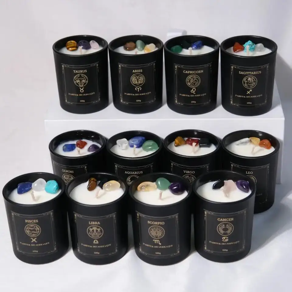 Kabbalah Hot Sale Elegant Scents Healing Candles Cheap Price Wholesale Zodiac Candles