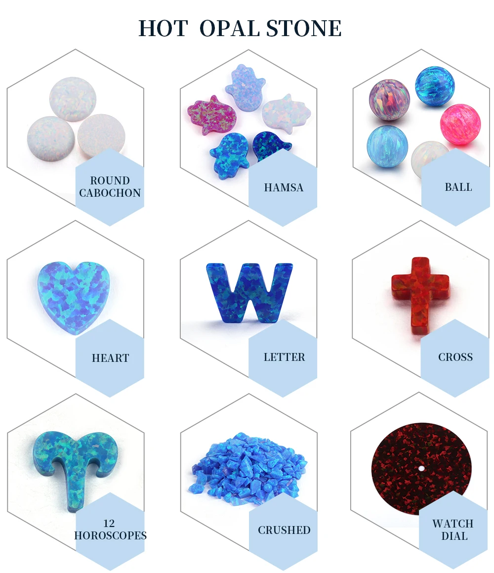 Hot Selling 3mm~12mm Round Cabochon Lab Created Opal OP01-OP32 Synthetic Fire Opal 92 Colors Available