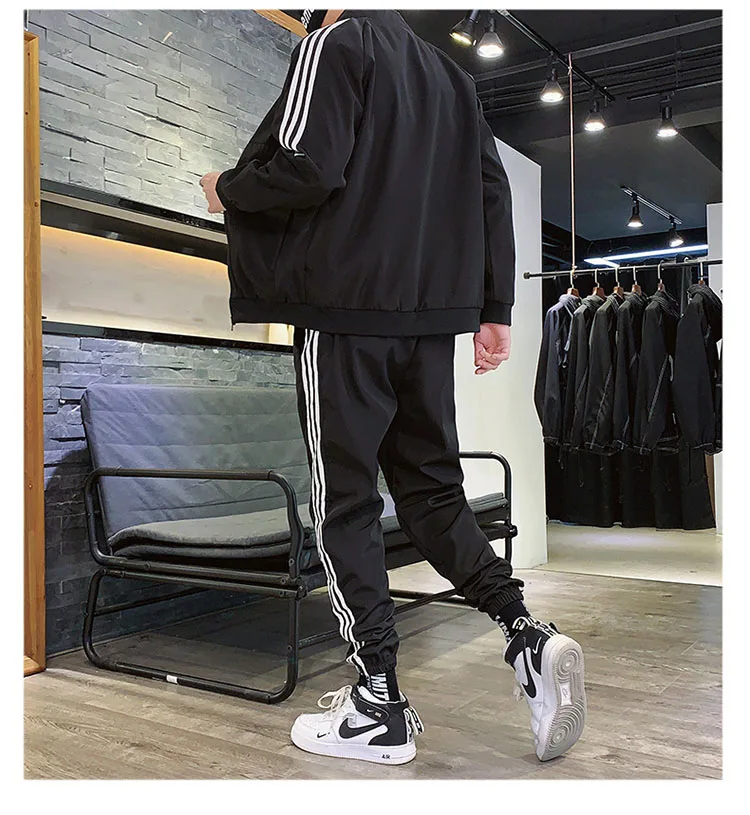 New High quality Man jacket tracksuits Windbreaker training suit men vintage nylon windbreak tracksuit