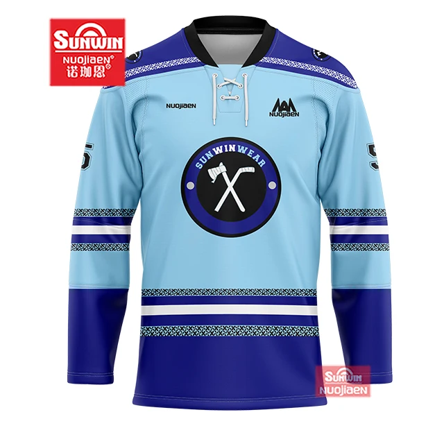 Fashion custom logo design Sport Custom Made Team Logo Ice Hockey Jersey