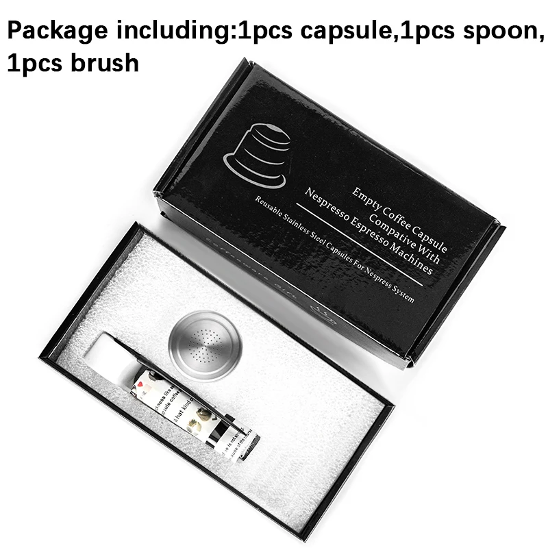 1 Pod Wareset Cheap Factory Price Reusable Sweet Taste Metal Cafetiere FOR NESPRESSO Coffee Portable Capsules