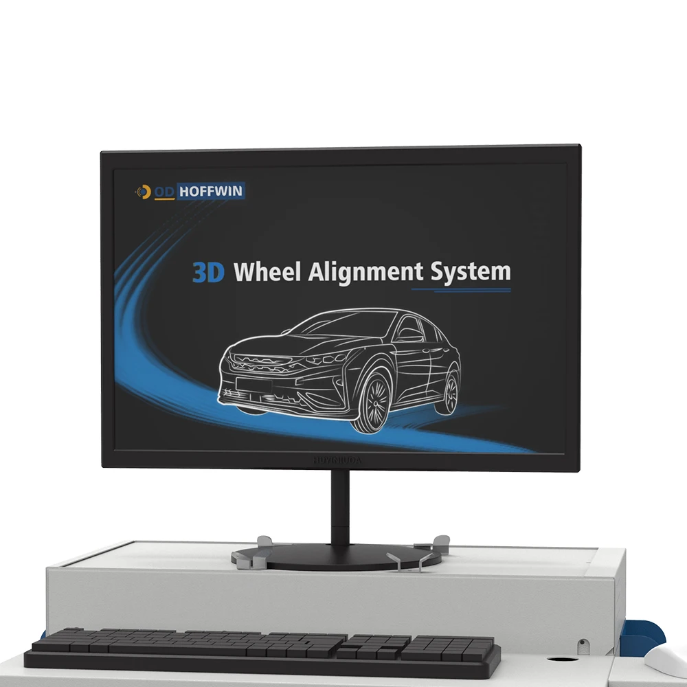 S3017 OD-Hoffwin High Quality 3D Wheel Aligner with movable beam Aligment Machine aligner Service Equipment
