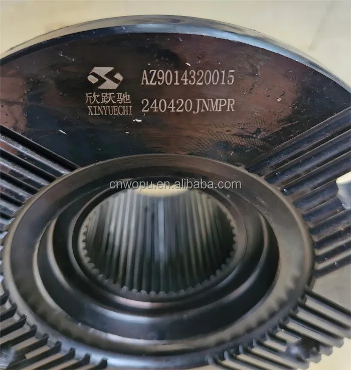 4*180*39 teeth Howo truck parts differential case  flange AZ9014320015 for Shacman M3000 F3000 truck Axle Angle tooth flange