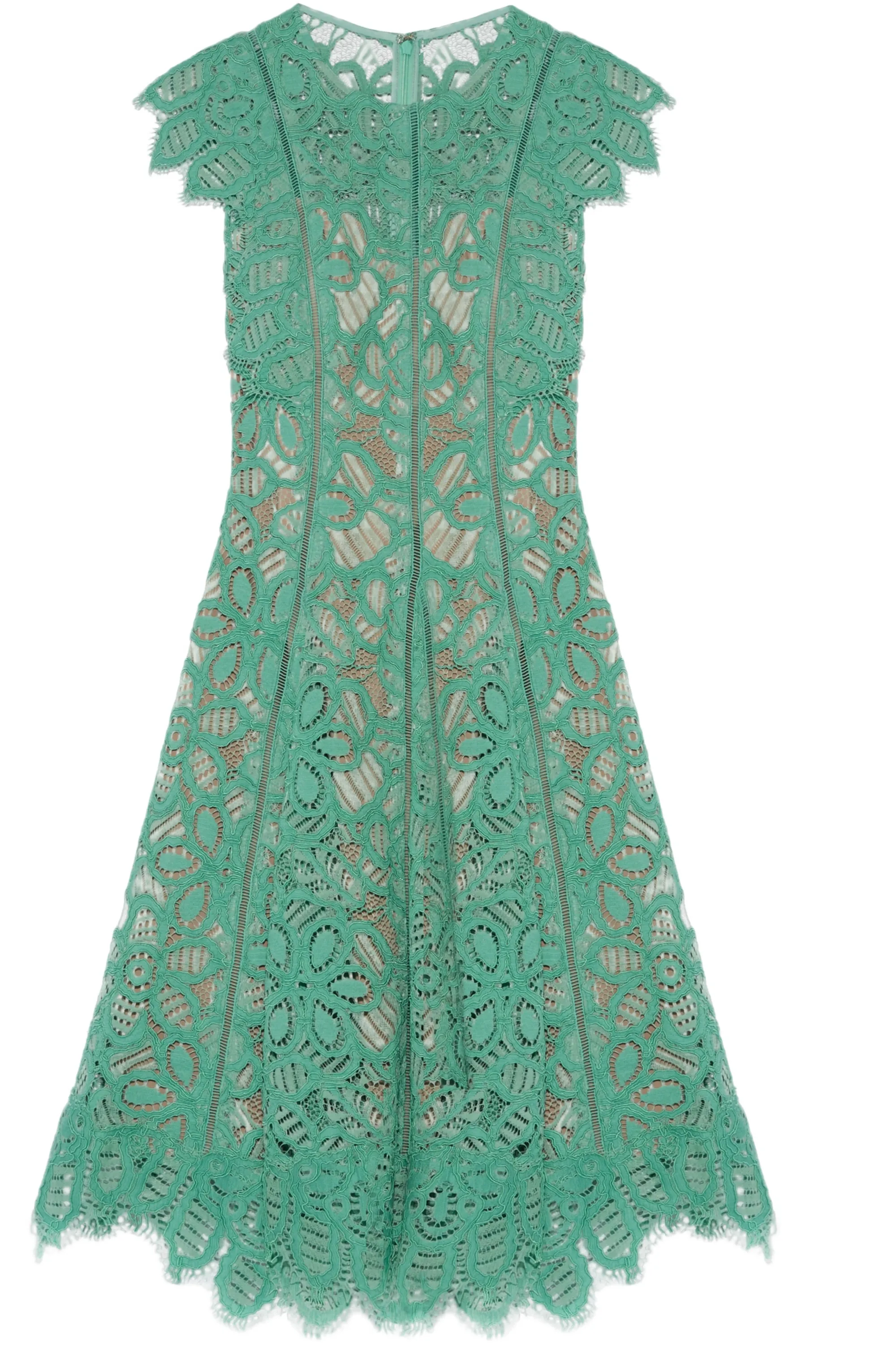 Fashion Summer Custom Clothes Latest New Design Women Lady Elegant Clothing Wholesaler Corded Lace Midi Casual Dresses