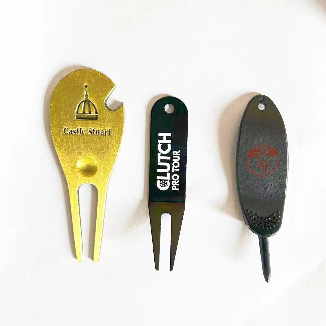 Wholesale OEM Colorful Retractable Golf Divot Repair Tool with Custom Magnetic Ball Marker with High Quality