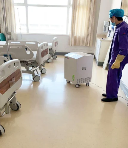 Factory Disinfection Machine True HEPA Filtration Efficiency 99.9% HEPA H13 H14 Medical Grade Air Purifier For Hospital