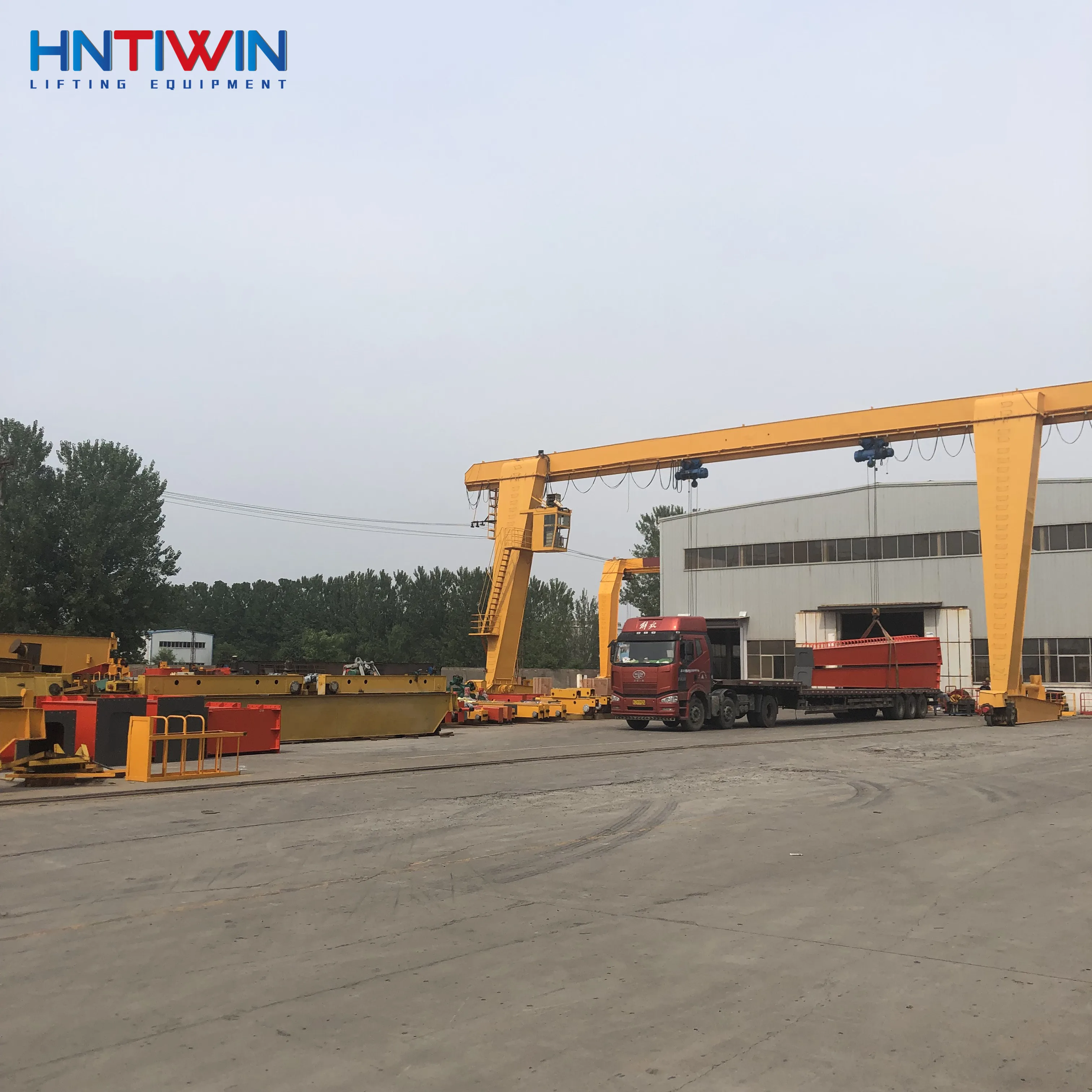 5ton 10ton rail работает моторизованный козловой
