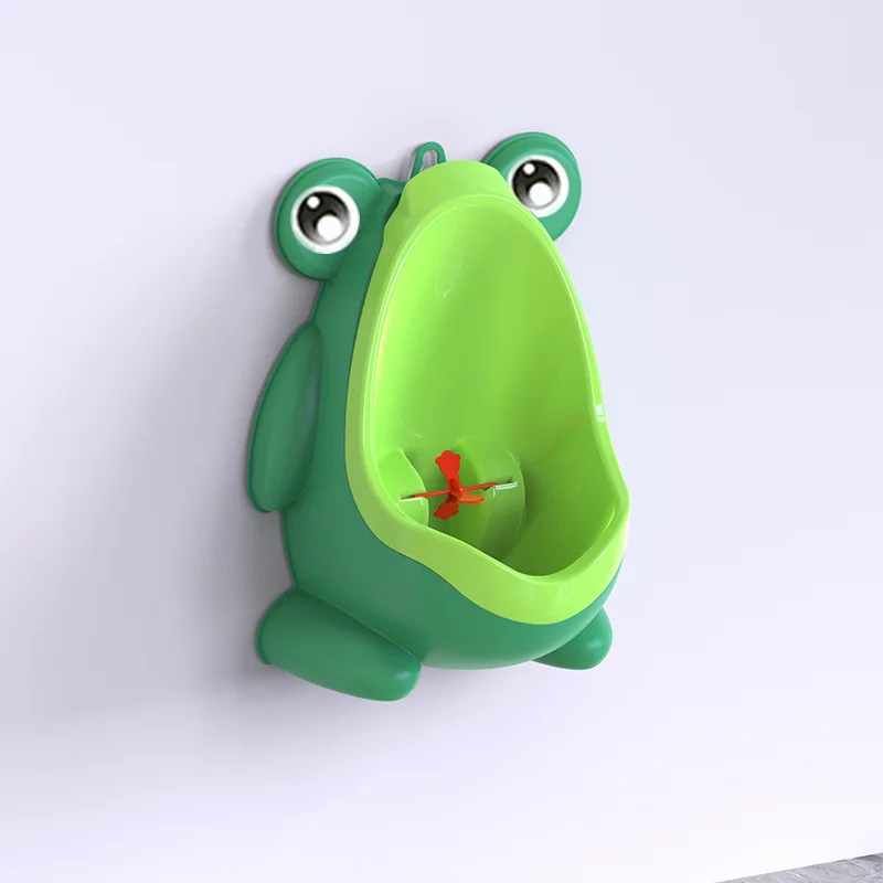Cute Frog Baby Boy Potty Toilet Urinal Kids Travel Potty Training Frog Children Stand Vertical Pee Infant Toddler Wall-Mounted