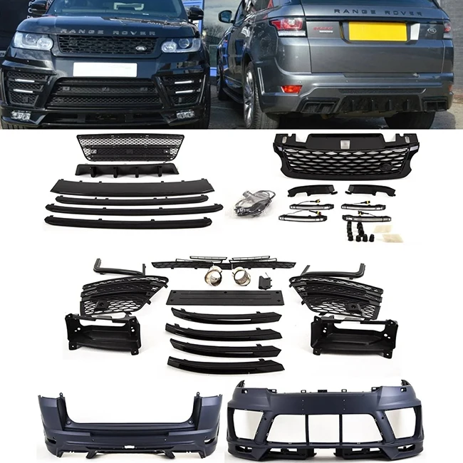  Full Body Kit for Range Rover Land Rover Sport L494 2014-2017 Car Accessories Front Bumper 