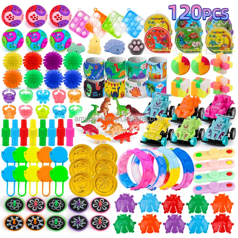 Plastic Rings Party Favor Rings for Kids Girls Boys Assorted Colors and Designs Carnival Prizes Treasure Chest Game