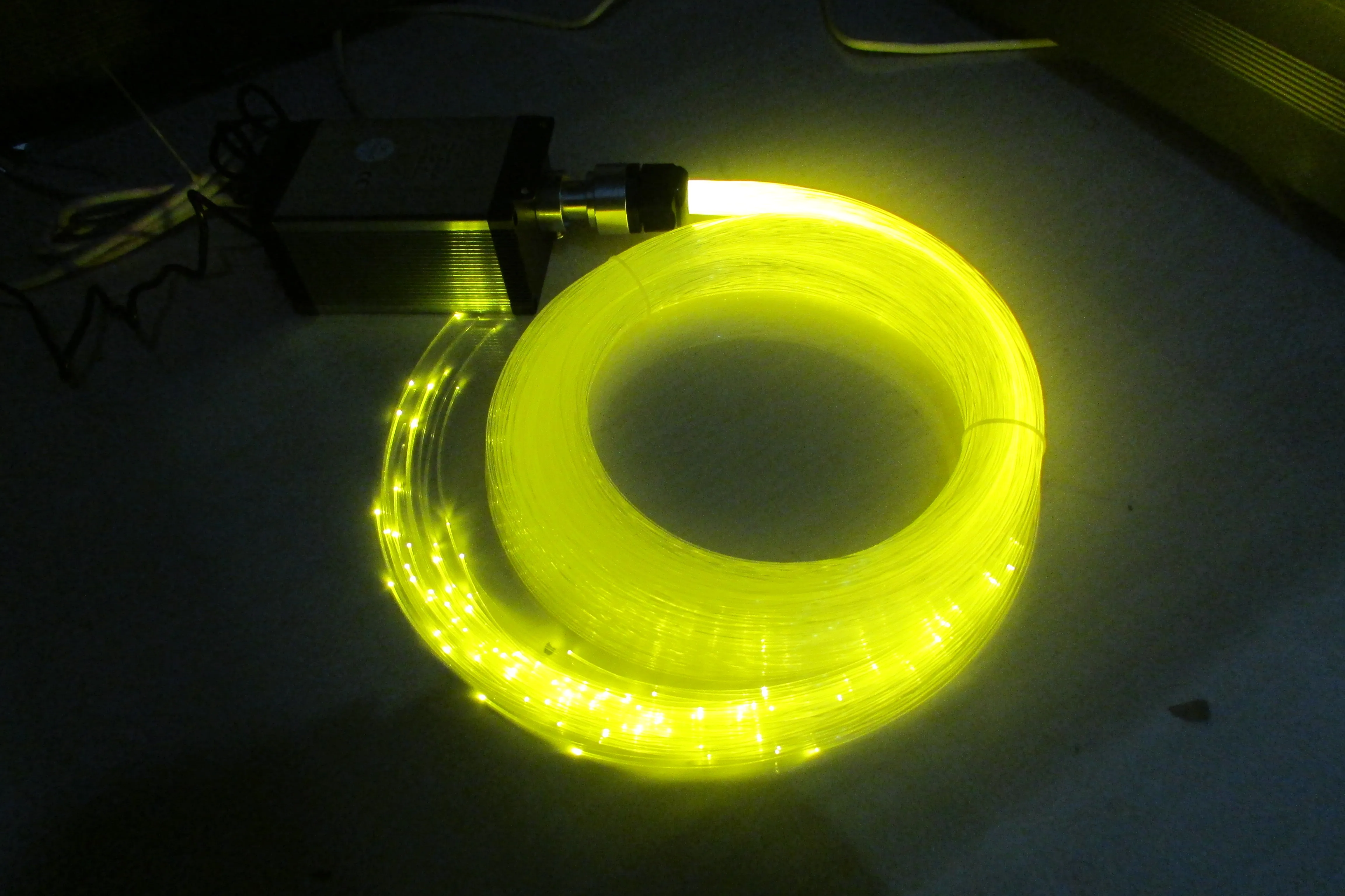 Оптоволоконный свет подсвеченный для сауны или дома звездное небо 5 Вт с функцией затемнения