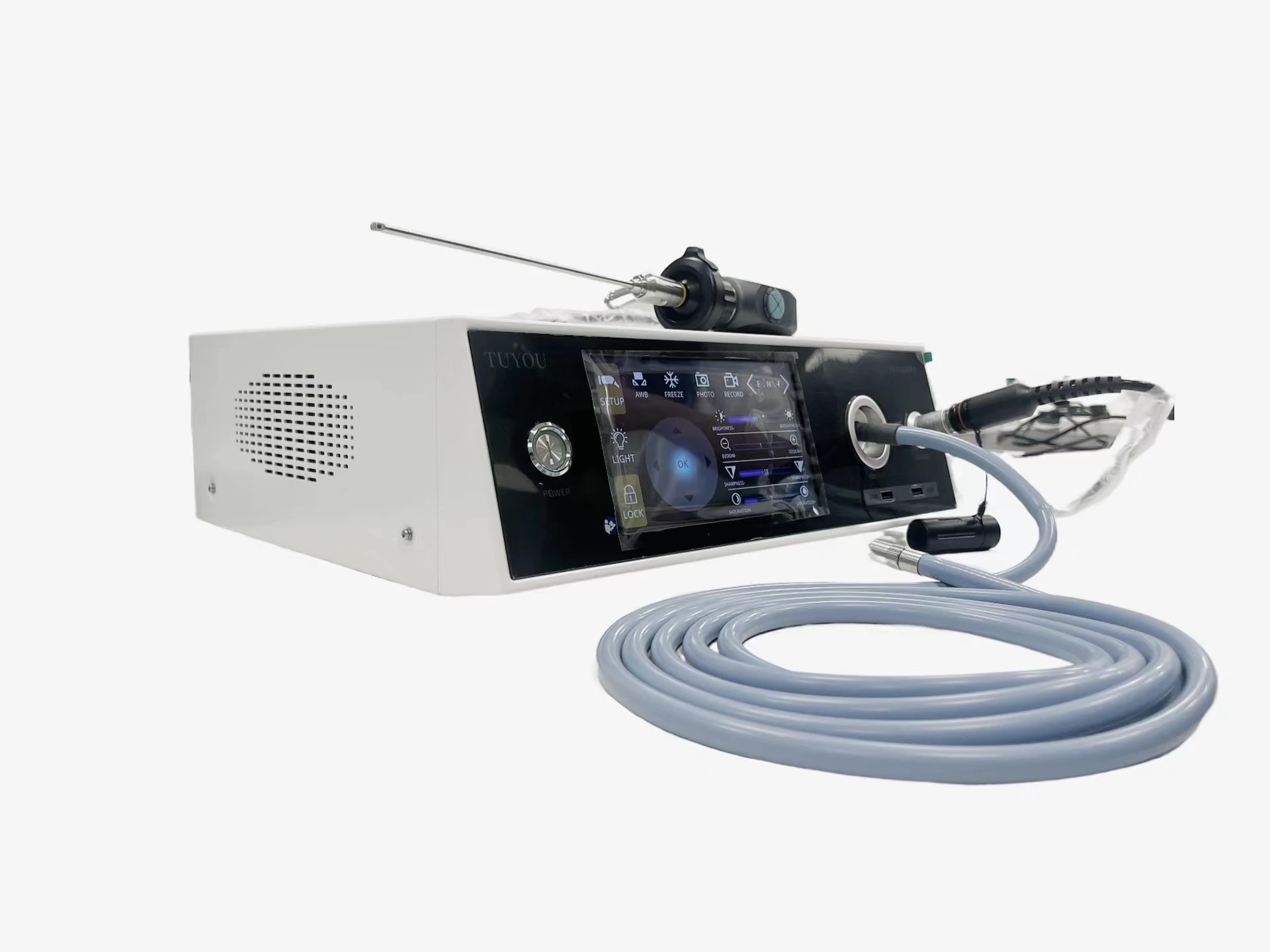HD High Temperature Resistant Touch Screen Medical Equipment ENT Endoscope Camera System with recording video