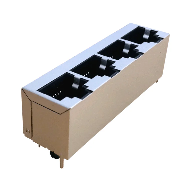 AJT52D8843 без LED 1x4 порты и разъёмы 8P8C модульный разъем вертикальный RJ45 инструменты для наращивания волос