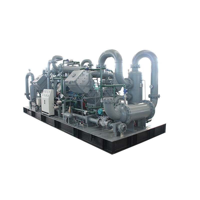 High Integration 110KW 147.5HP CNG Compressor Inlet 0.5Bar Discharge 20Bar Flow 7.7Nm3/min Natural Gas Piston Compressor
