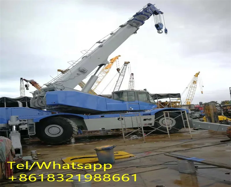 Used Original Japan Efficiency coupled massive lifting capacity Komatsu 50 TOn LW500-1Rough Terrain Crane