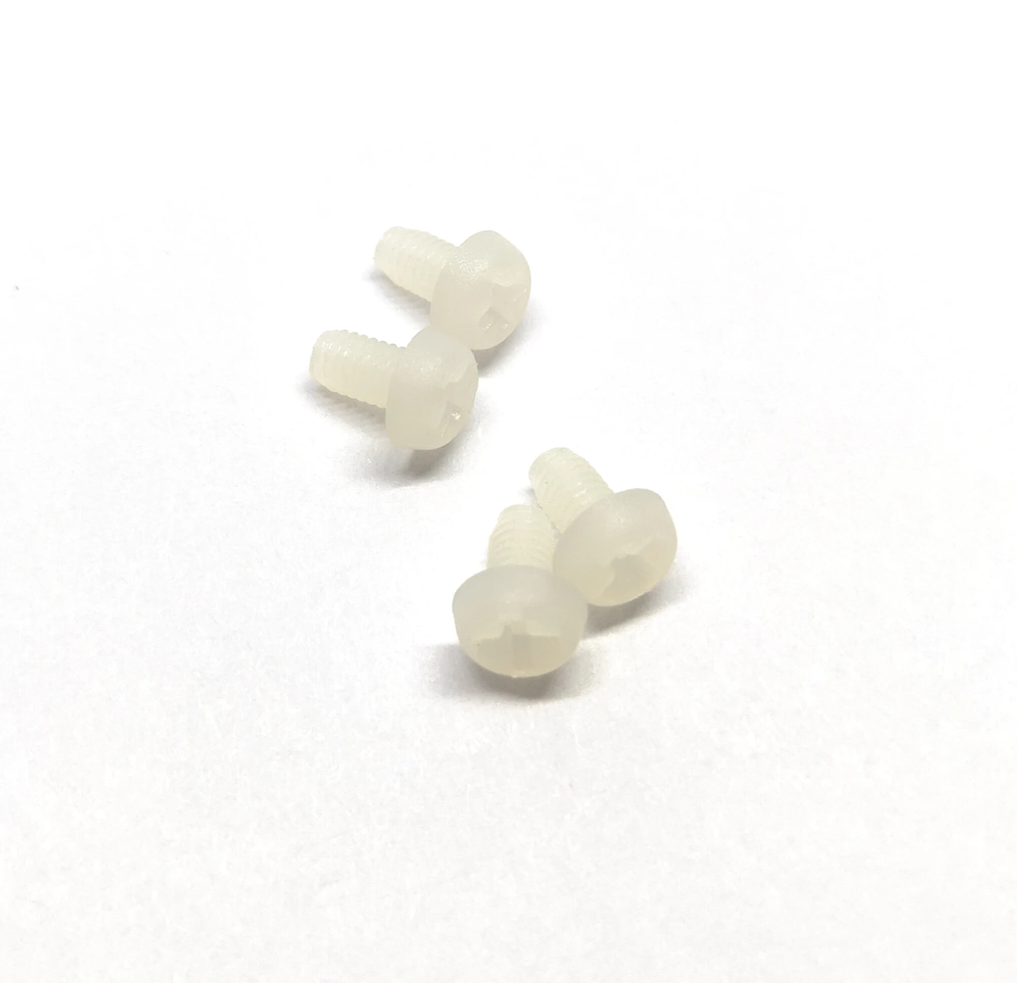 Plastic Fasteners Nylon White Machine Screw M2 M2.5 M3 M4 M5 M6 M8