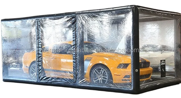 High quality customized inflatable car garage tent for cheap price car wash tent/inflatable hail proof car cover tent