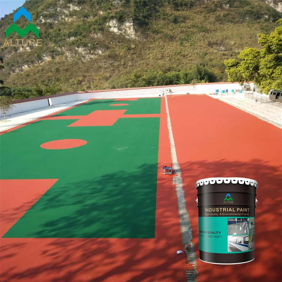 Tennis Cort Playground Acrylic Polyurethane Coating floor Paint