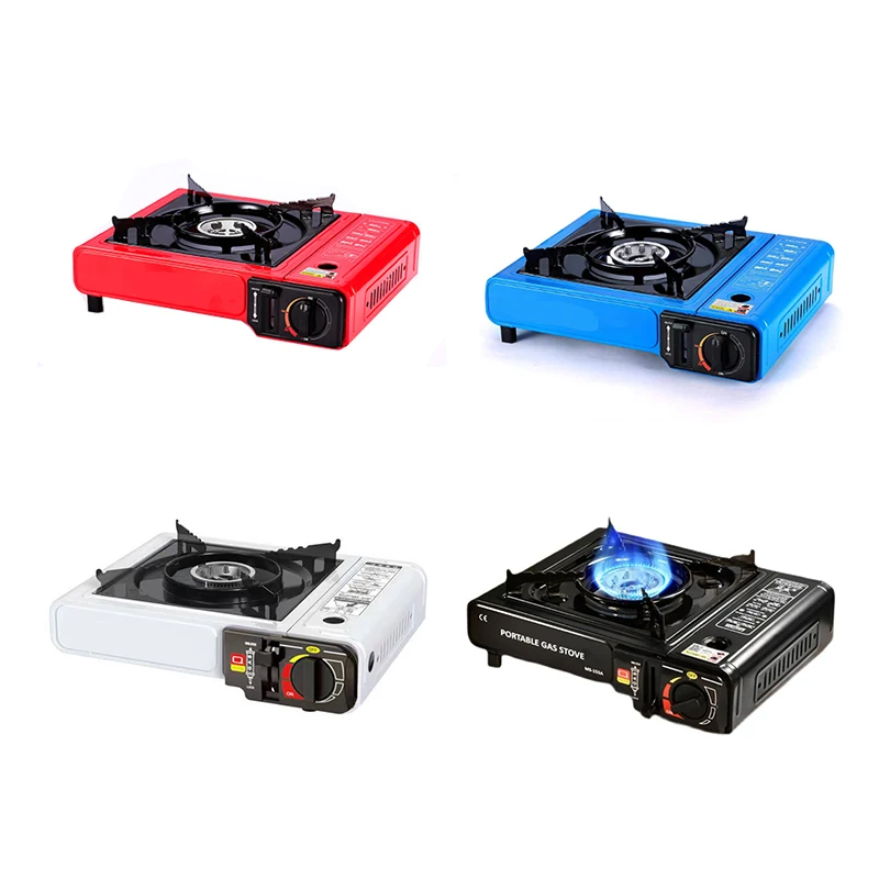 Wholesale customizable logo outdoor barbecue portable gas stove box stove picnic camping hiking gas stove