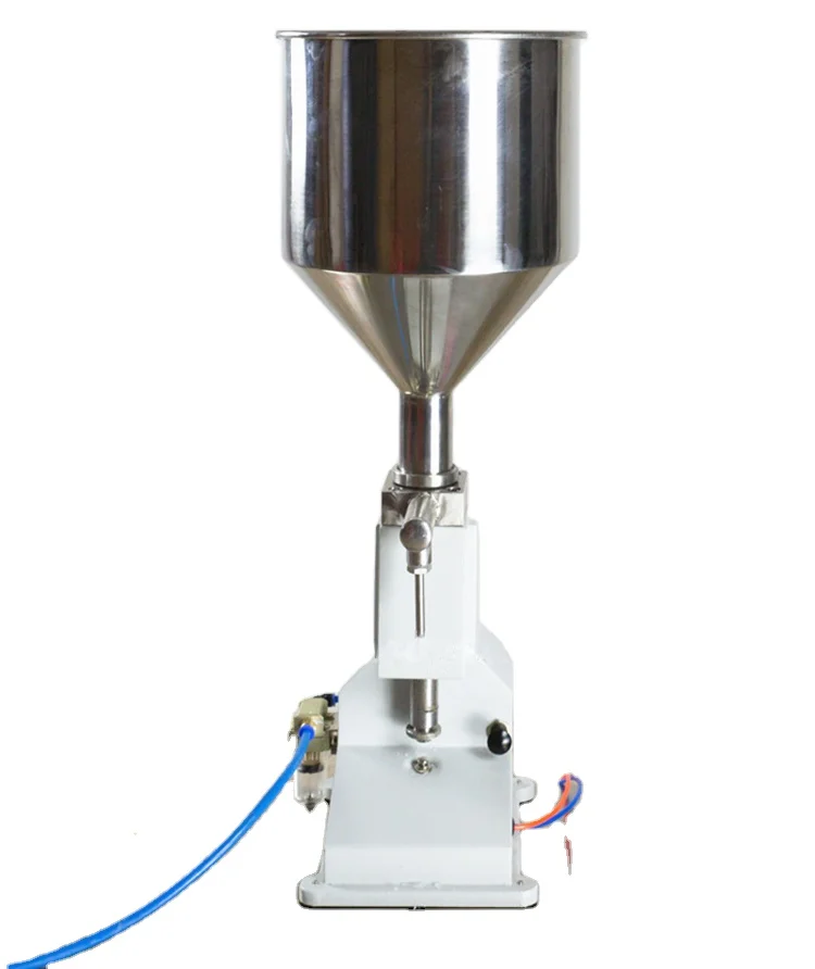 A02 Pneumatic 5-50 ml Manual Small Dose Soap Liquid Paste  filler filling machine