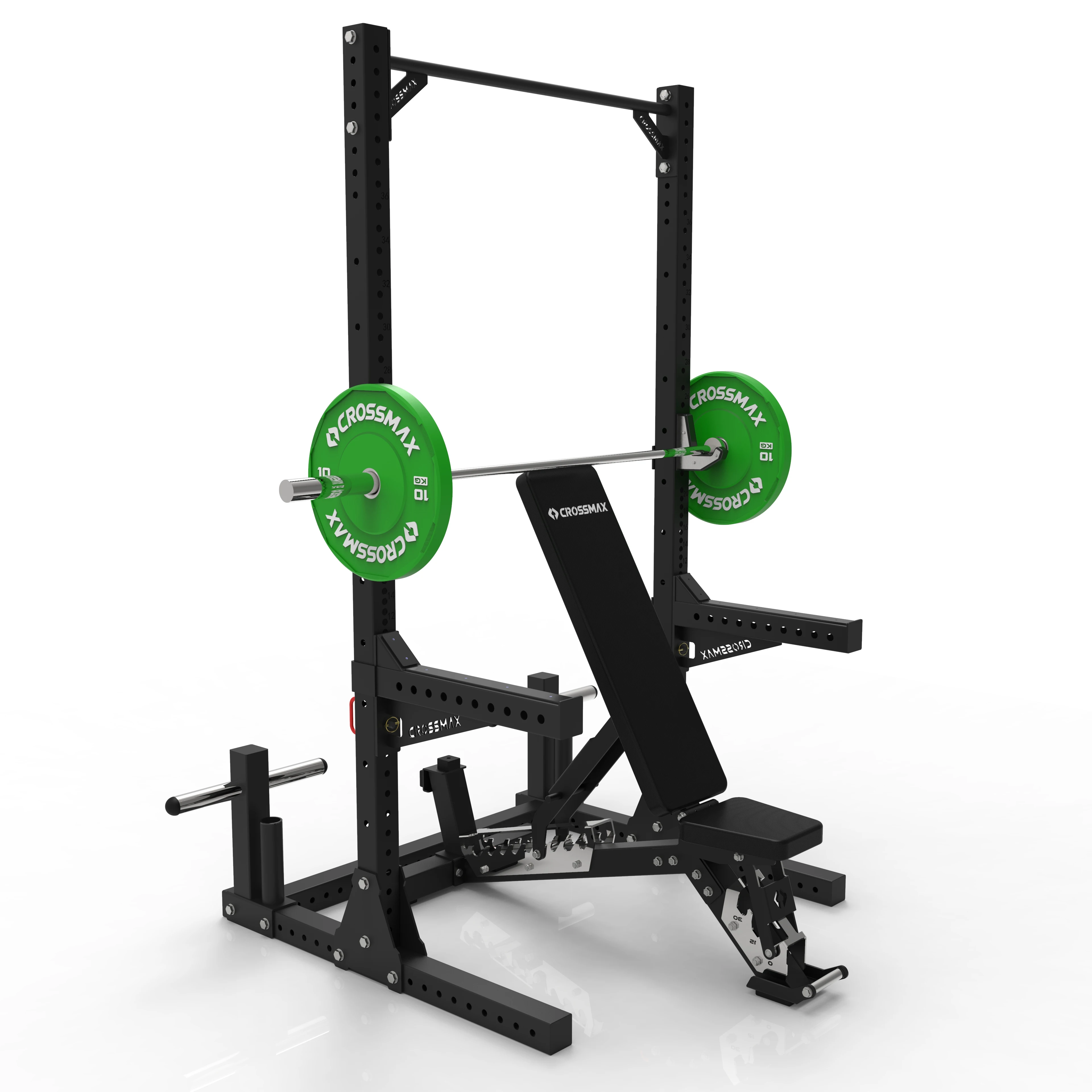 Crossmax Home Gym Equipment Barbell Power Squat Rack for Fitness