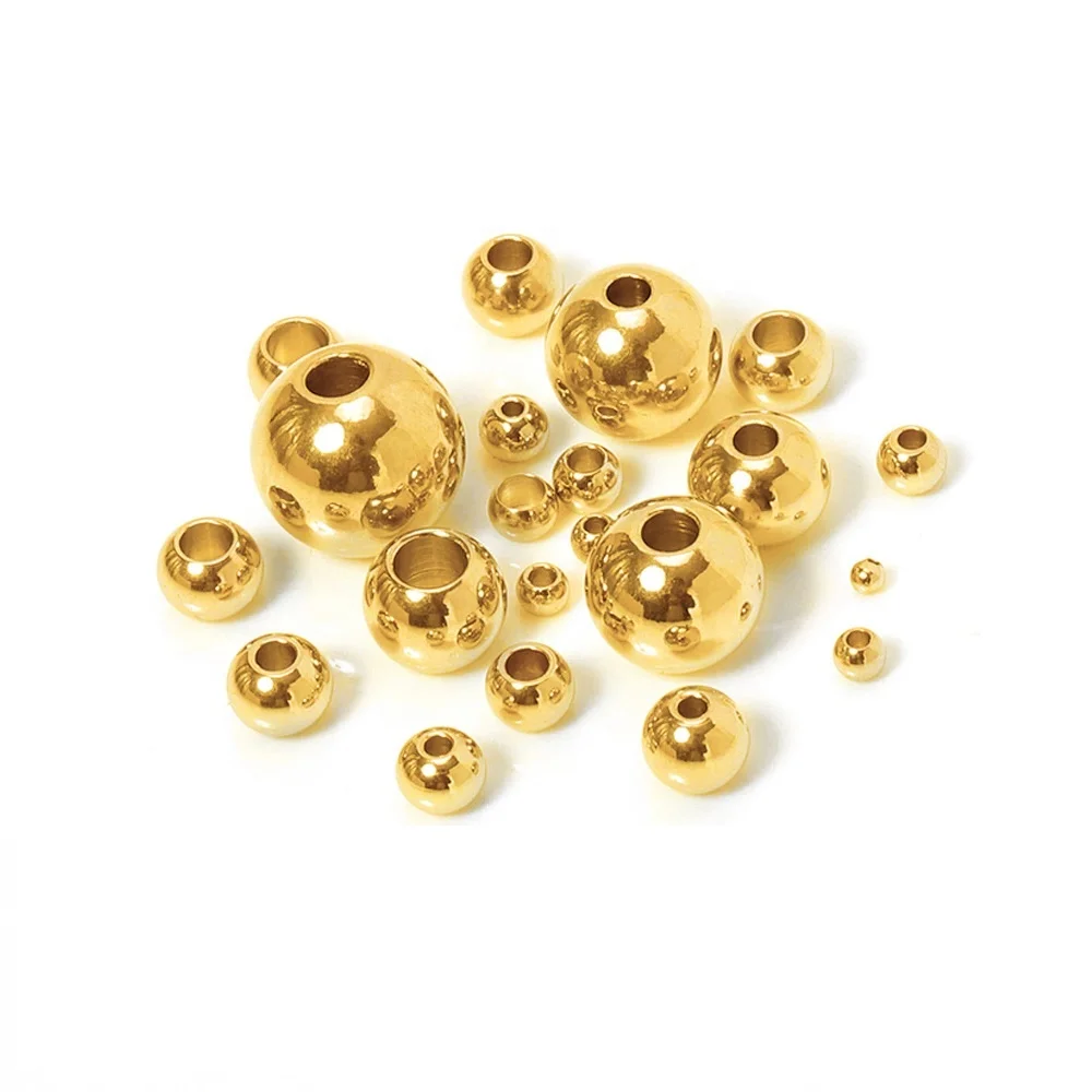 Латунные бусины с резьбой под заказ латунные для сверления
