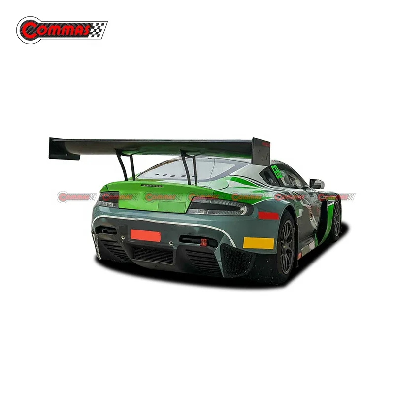 Upgrade To GT3 Style Carbon Fiber Car Rear Racing High Spoiler Wing For Aston Martin Vantage