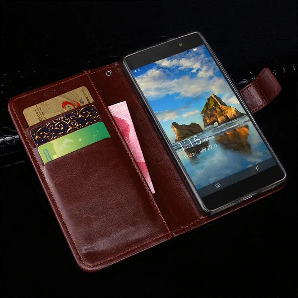 Wallet Phone Case For Blackberry Dtek60 Purse Tpu Cases Flip Cover Soft Litchi Silicone Bumper Camera Lens Protection