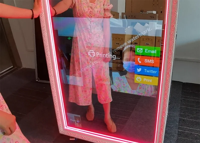  Горячая продажа селфи Photomaton Me Photo Booth 360 киоск Волшебная фотокамера Shell