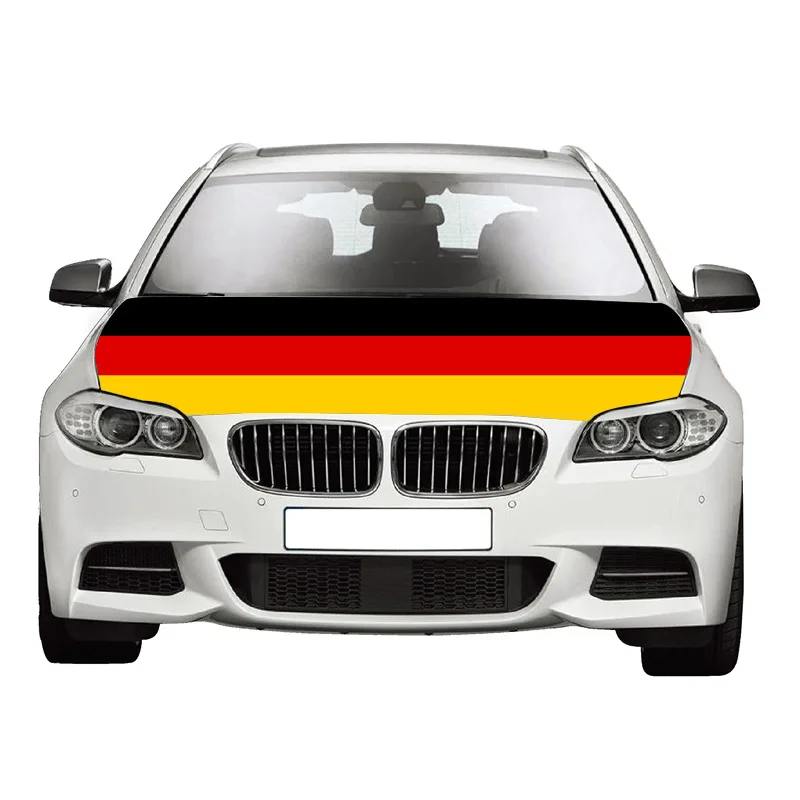 Promotional Polyester Car Flag Engine Hood Cover with Eye-Catching Design