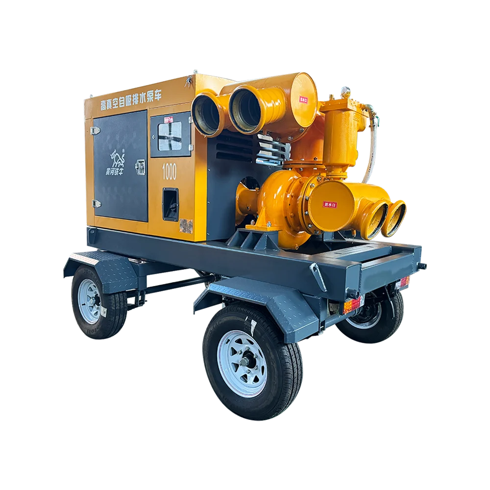 Customized corrosion-resistant diesel engine emergency rescue centrifugal vacuum pump