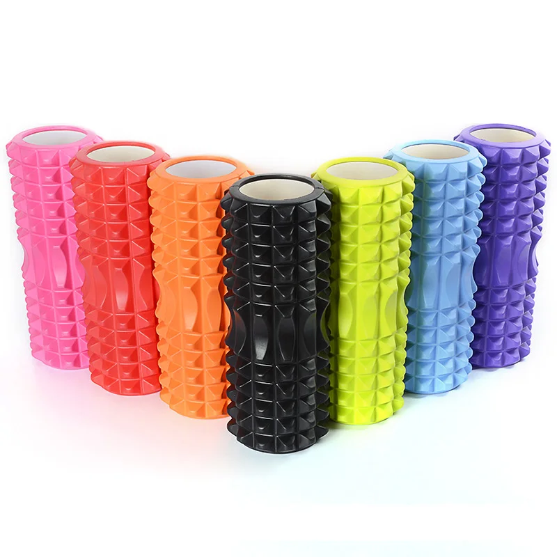 
High density foam shaft EVA material high hardness deep fabric muscle massage roller Pilates column muscle massage 